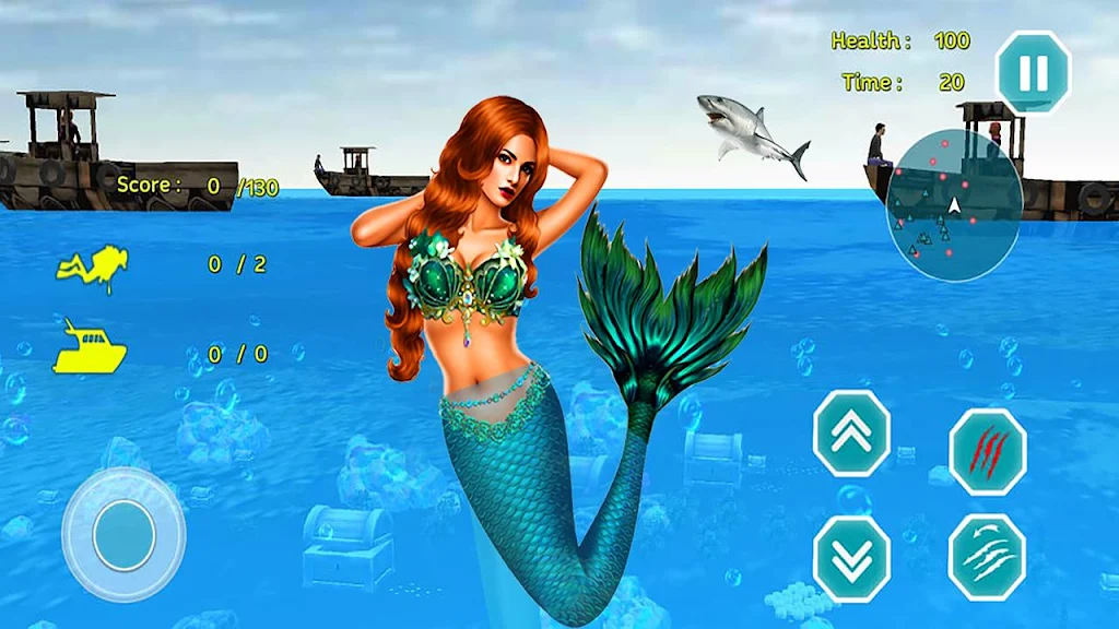 Mermaid Princess simulator 3D スクリーンショット 1