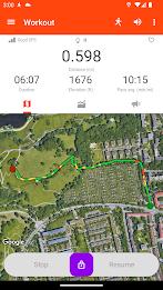 GPS Running Cycling & Fitness स्क्रीनशॉट 2