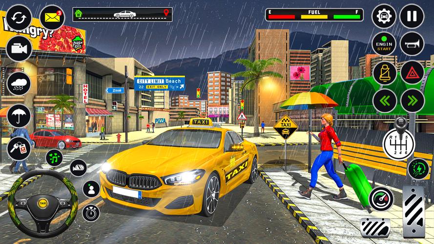 US Taxi Car Parking Simulator Screenshot 1