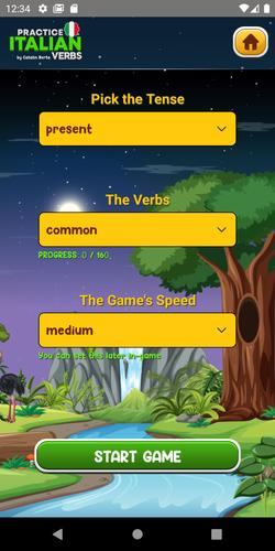 Learn Italian Verbs Game Screenshot 4