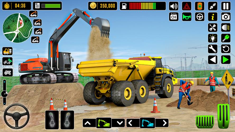 City Road Construction Games Captura de pantalla 3