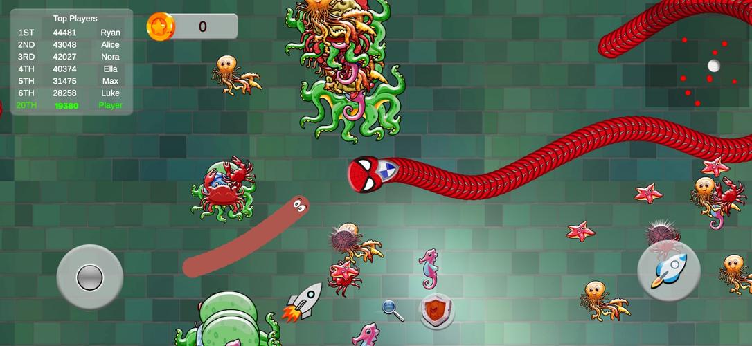 Snake Zone.io Slither Worm應用截圖第4張