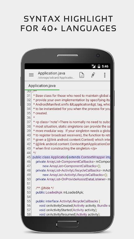 Éditeur de texte QuickEdit Capture d'écran 1