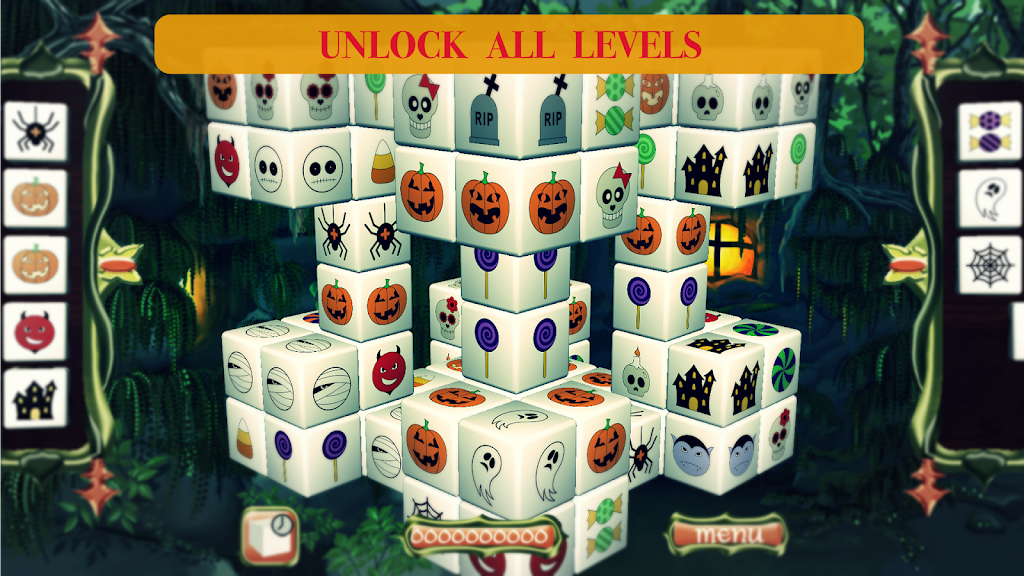 Fairy Mahjong Halloween Capture d'écran 2