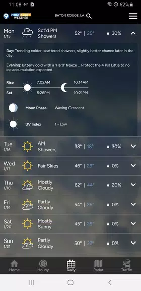 WAFB First Alert Weather Tangkapan skrin 3