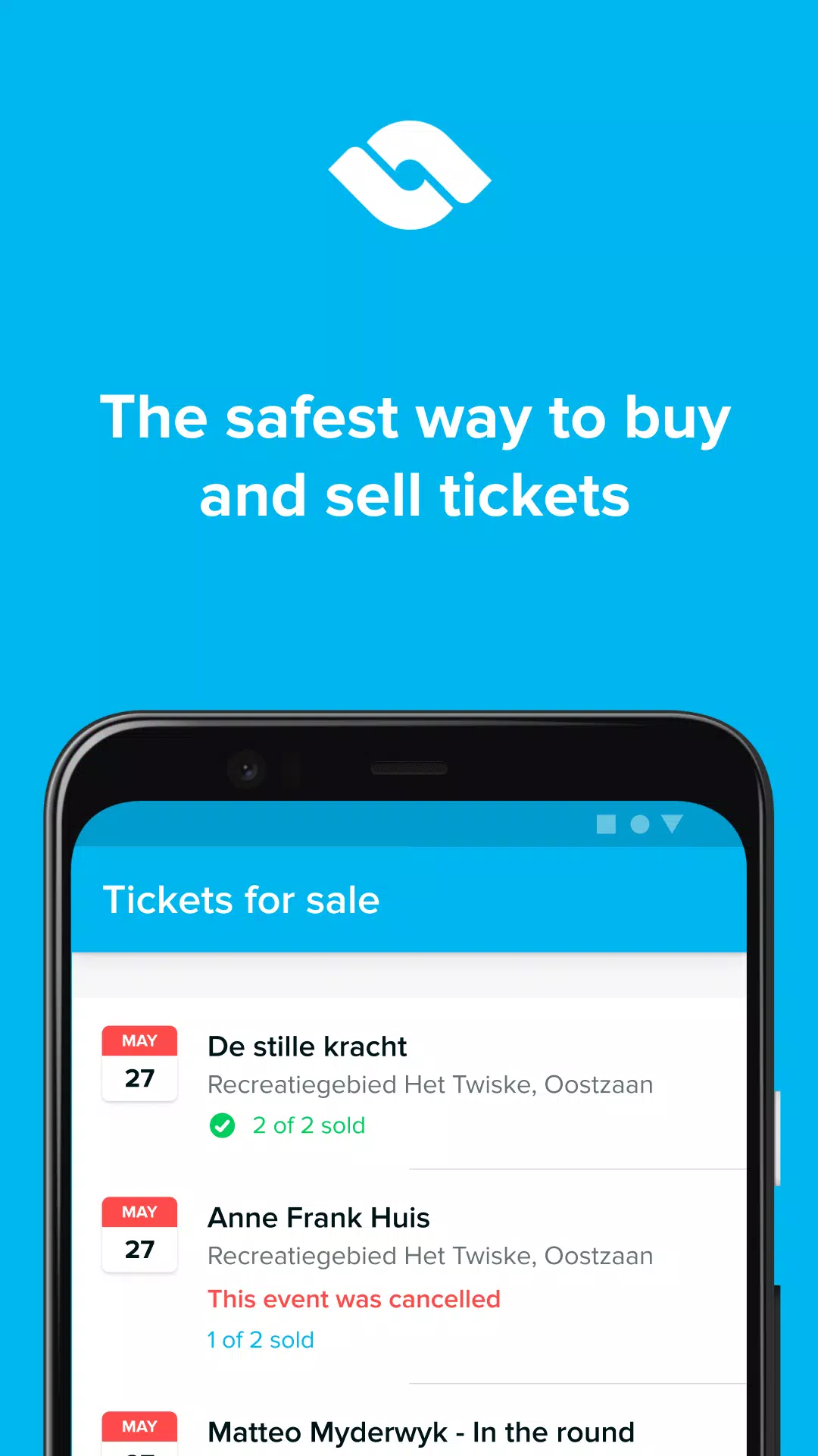 TicketSwap - Buy, Sell Tickets स्क्रीनशॉट 1