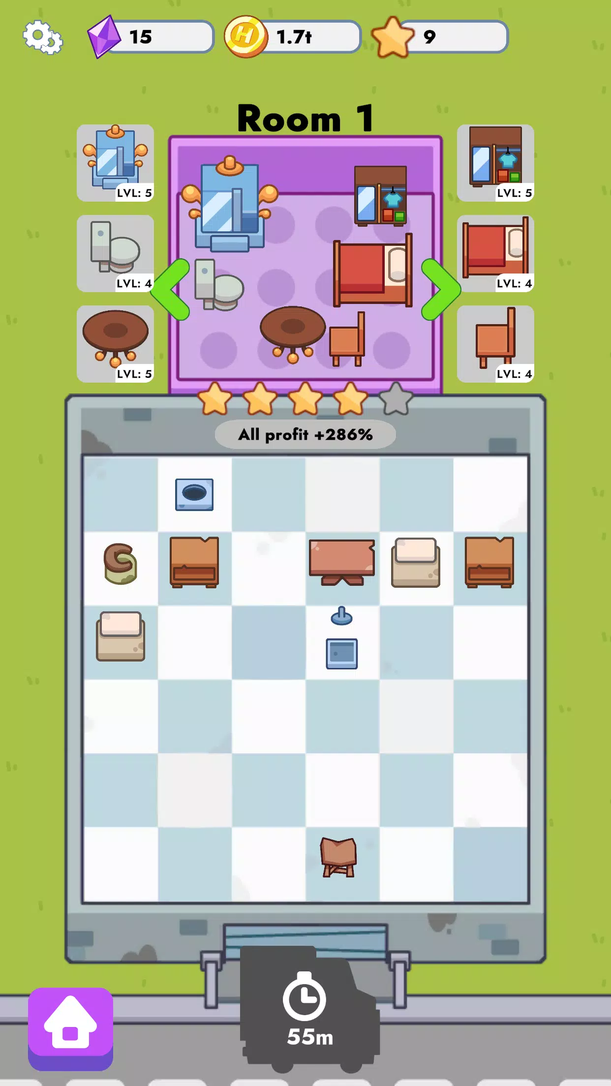Schermata Royal Hotel: idle game 3