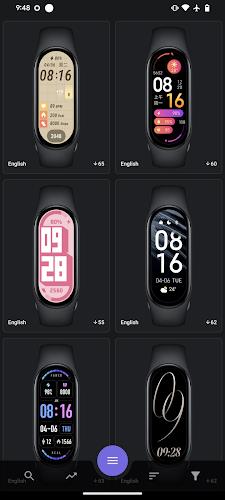 Mi Band 8 Watch Faces Tangkapan skrin 3