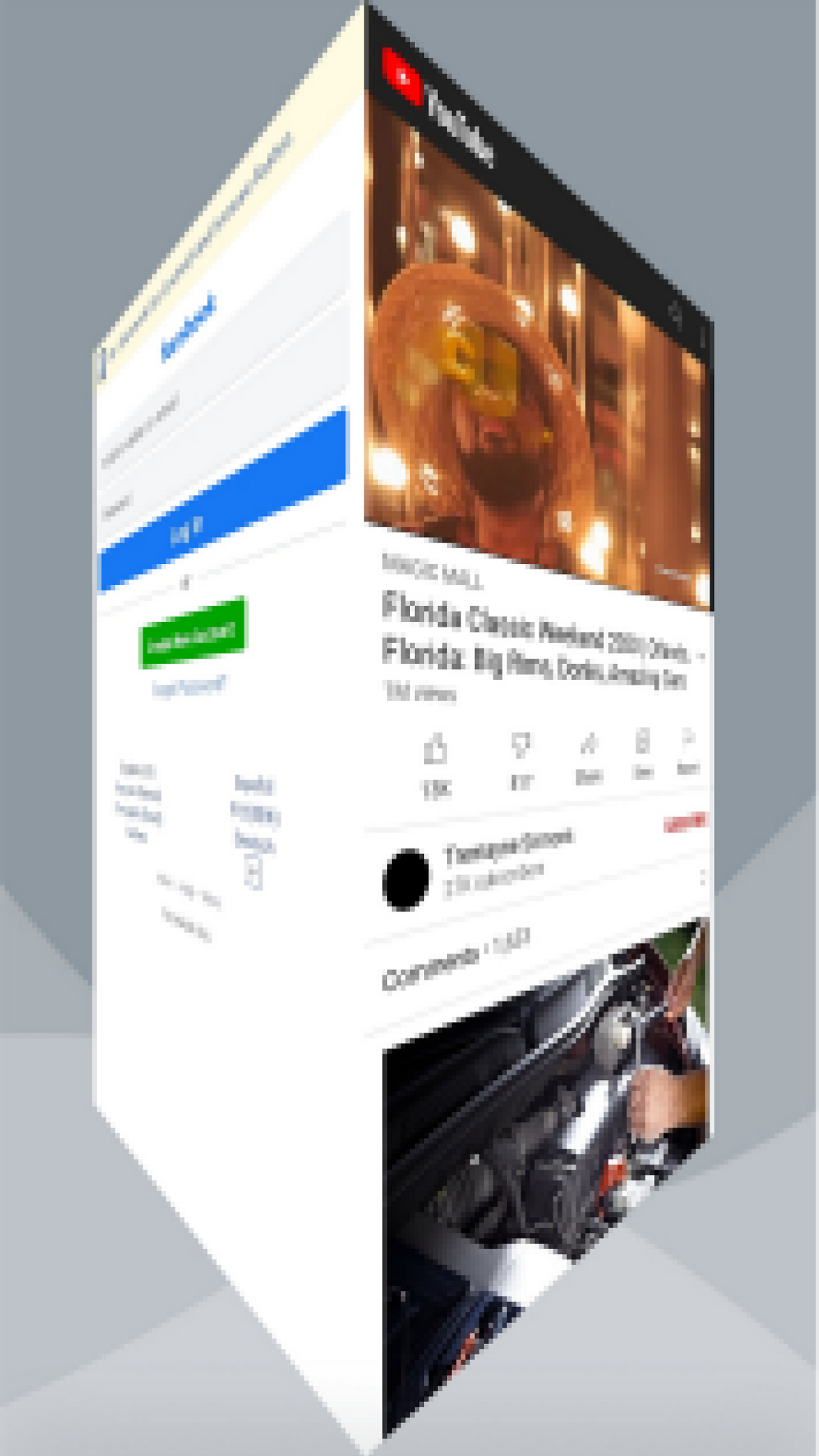 Social Networks 3D Media Cube Schermafbeelding 4