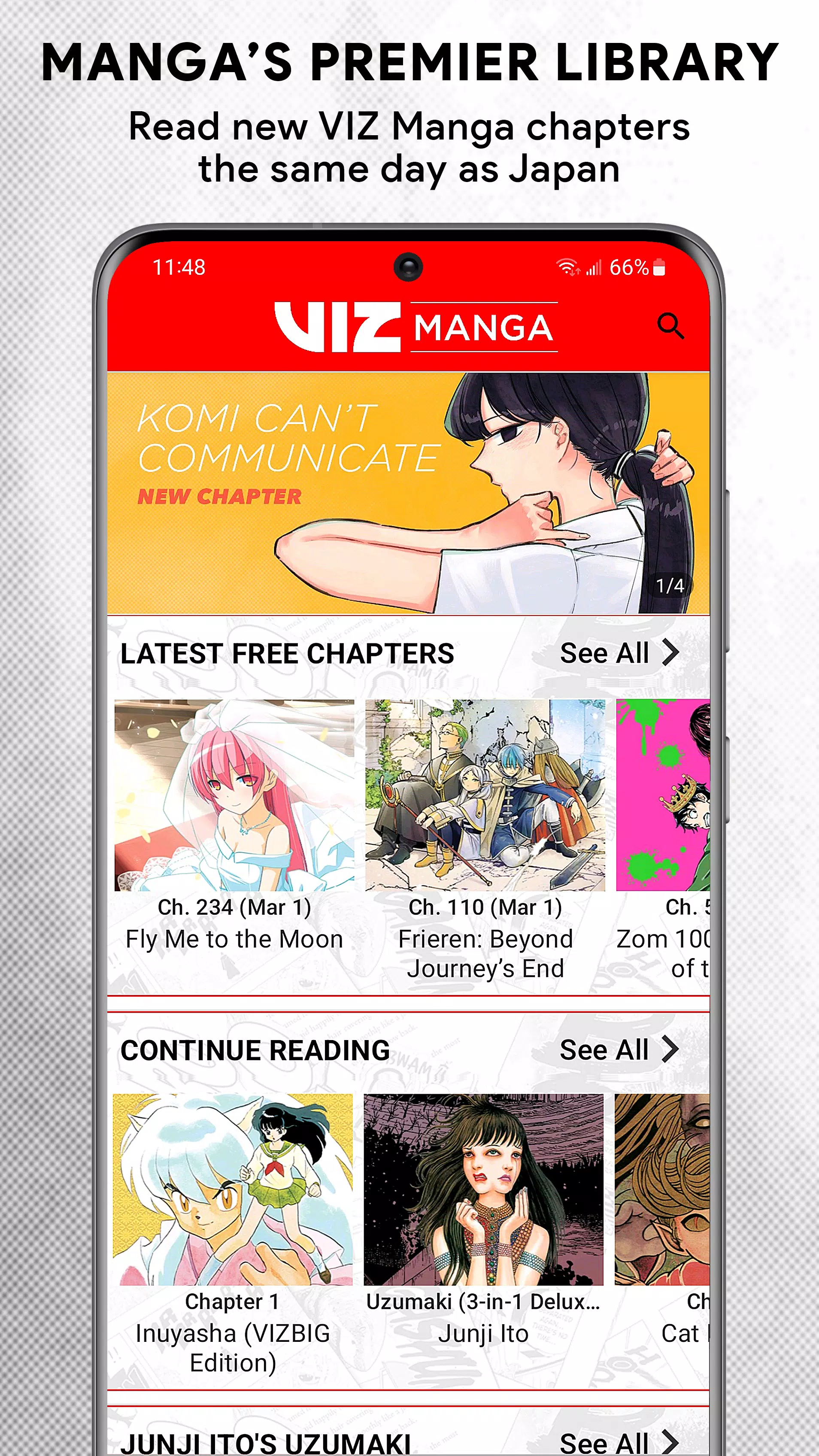 VIZ Manga應用截圖第1張