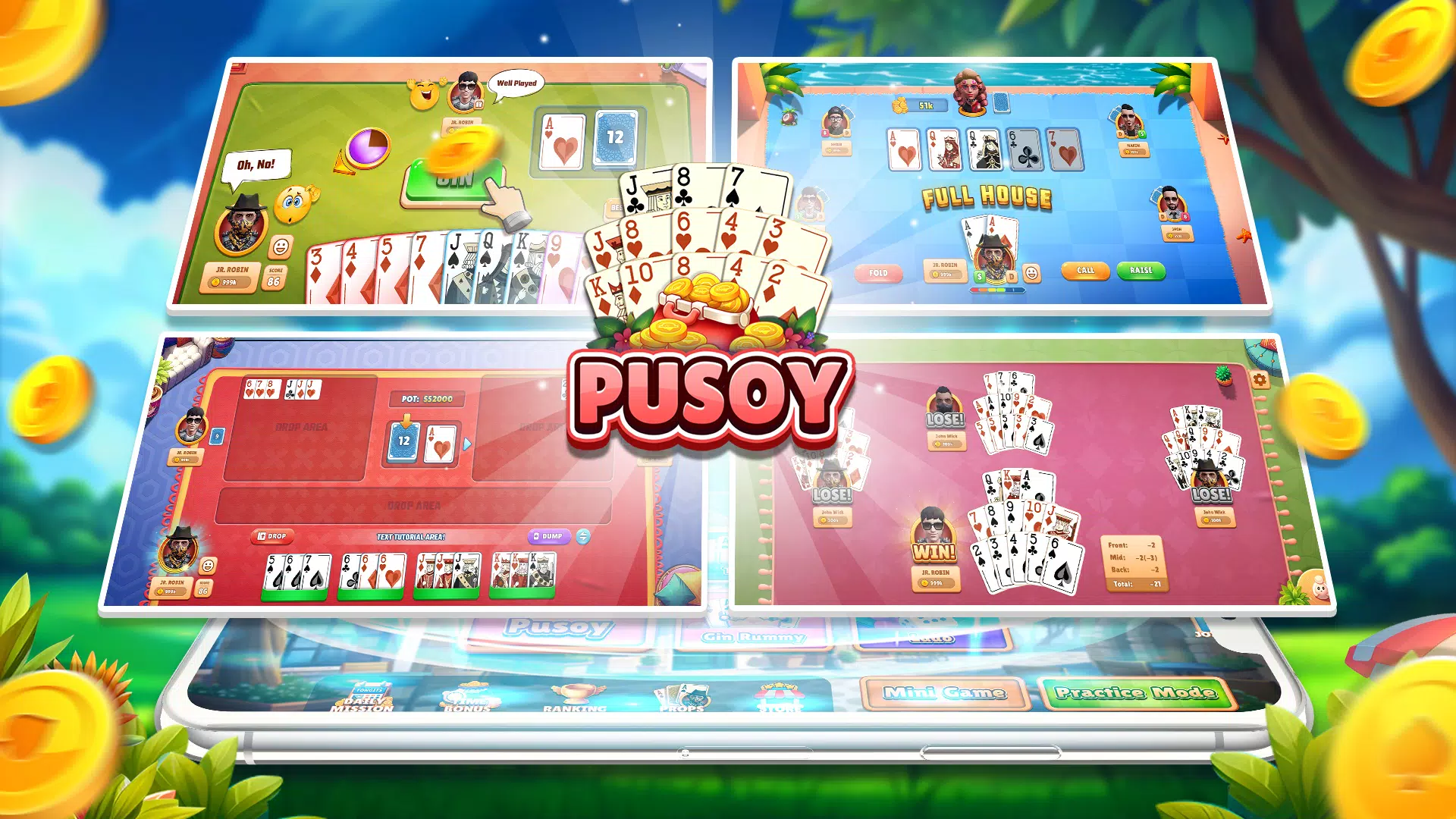 Pusoy Club Offline Ảnh chụp màn hình 3