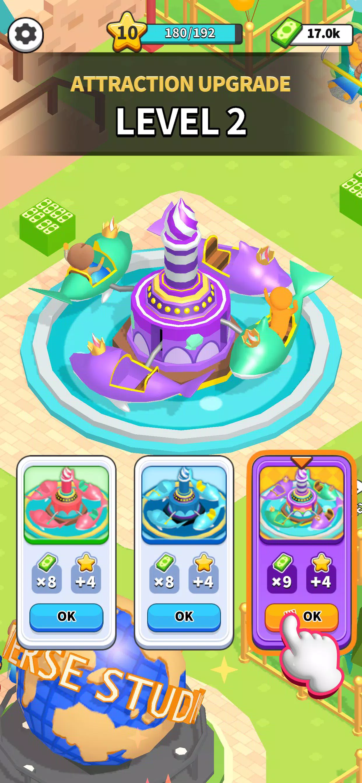 Awesome Park : Idle Game スクリーンショット 2