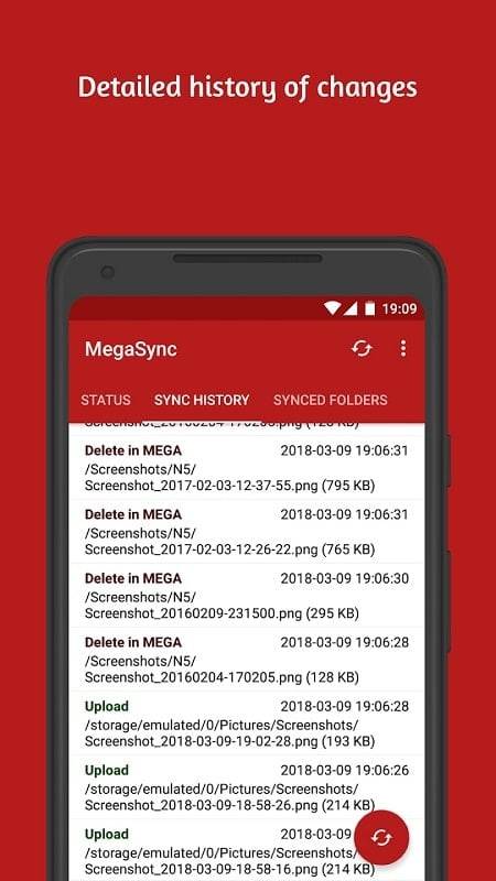 Autosync for MEGA - MegaSync Ảnh chụp màn hình 1
