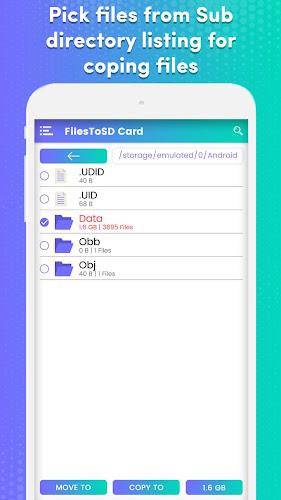 Transfer phone to SD Card – Fi ဖန်သားပြင်ဓာတ်ပုံ 3