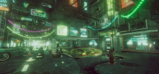 VR Cyberpunk City Tangkapan skrin 4