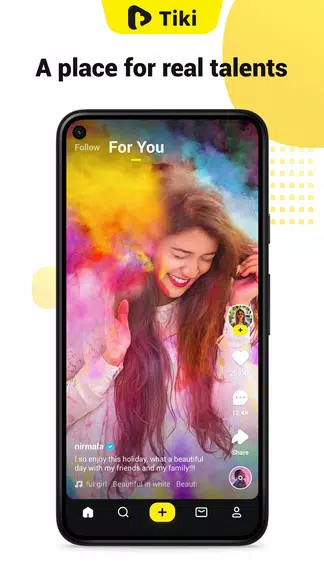 Tiki - Short Video App स्क्रीनशॉट 1