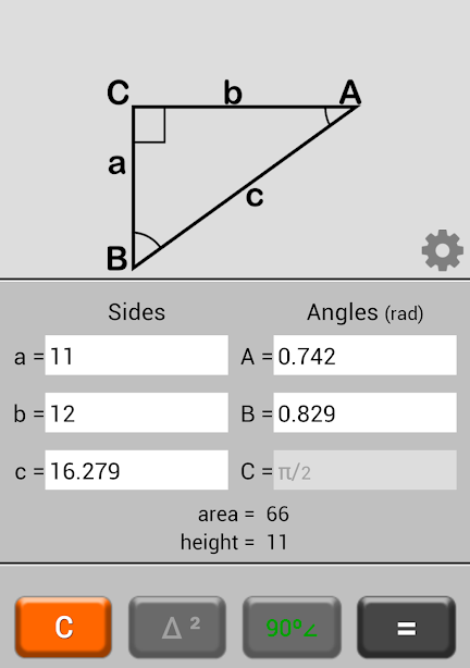 Triangle Calculator ဖန်သားပြင်ဓာတ်ပုံ 2