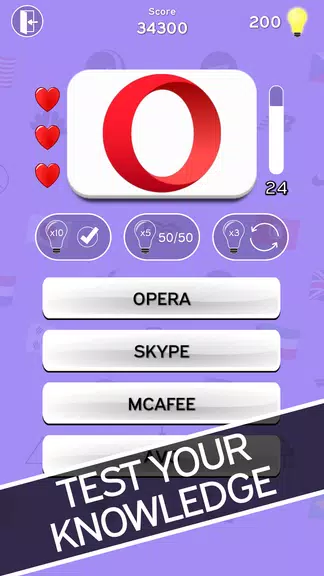 3in1 Quiz : Logo-Flag-Capital Screenshot 1