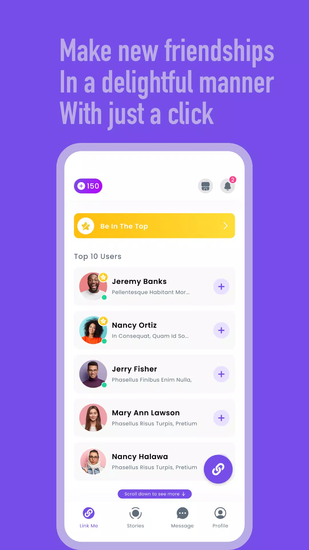 LinkMe Screenshot 2