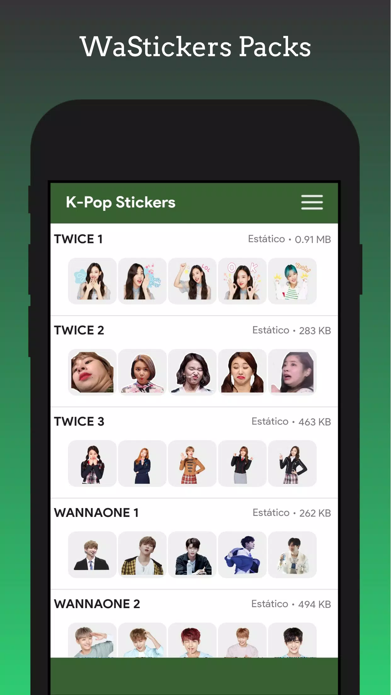 Stickers - KPop Korean BT24應用截圖第4張