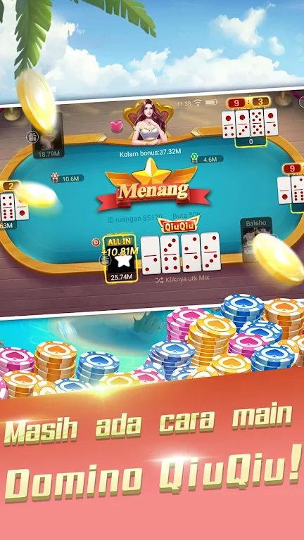 Domino Gaple: QQ 99 dan Texas Lokal Indo Ảnh chụp màn hình 3