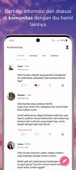 BukuBumil - Pregnancy Tracker Schermafbeelding 3