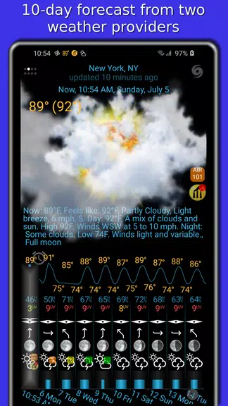 Schermata Weather app - eWeather HDF 3