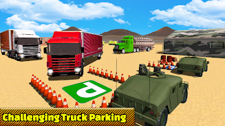 Truck Parking Truck Games 스크린샷 1