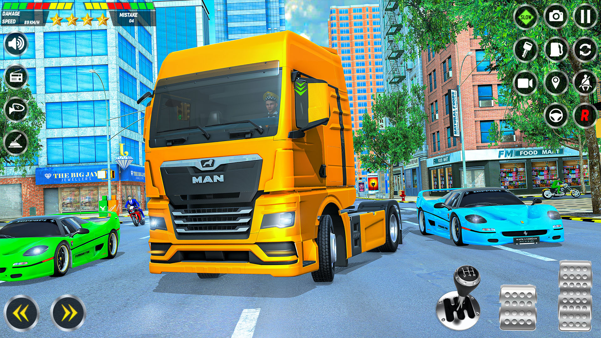 Crazy Truck Driving:Truck Game Ekran Görüntüsü 4