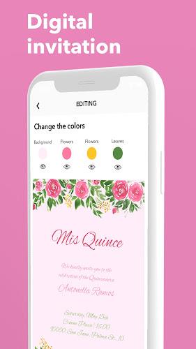 Create Quinceañera Invitation应用截图第3张