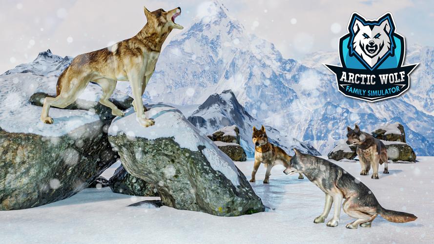 Arctic Wolf Family Simulator 스크린샷 3