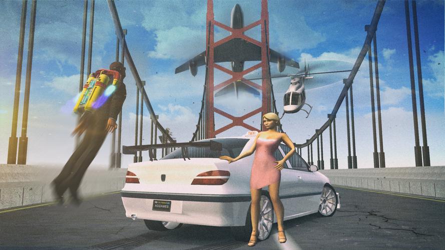 Taxi Driving Games Ảnh chụp màn hình 2