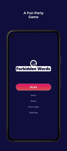 Forbidden Words - Party game ภาพหน้าจอ 1