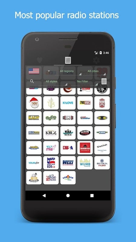 RadioNet Radio Online Tangkapan skrin 2