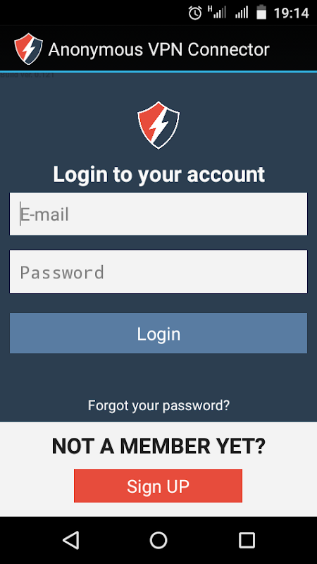 Anonymous VPN Connector Скриншот 1