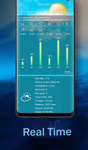 Weather and Radar Live Capture d'écran 1