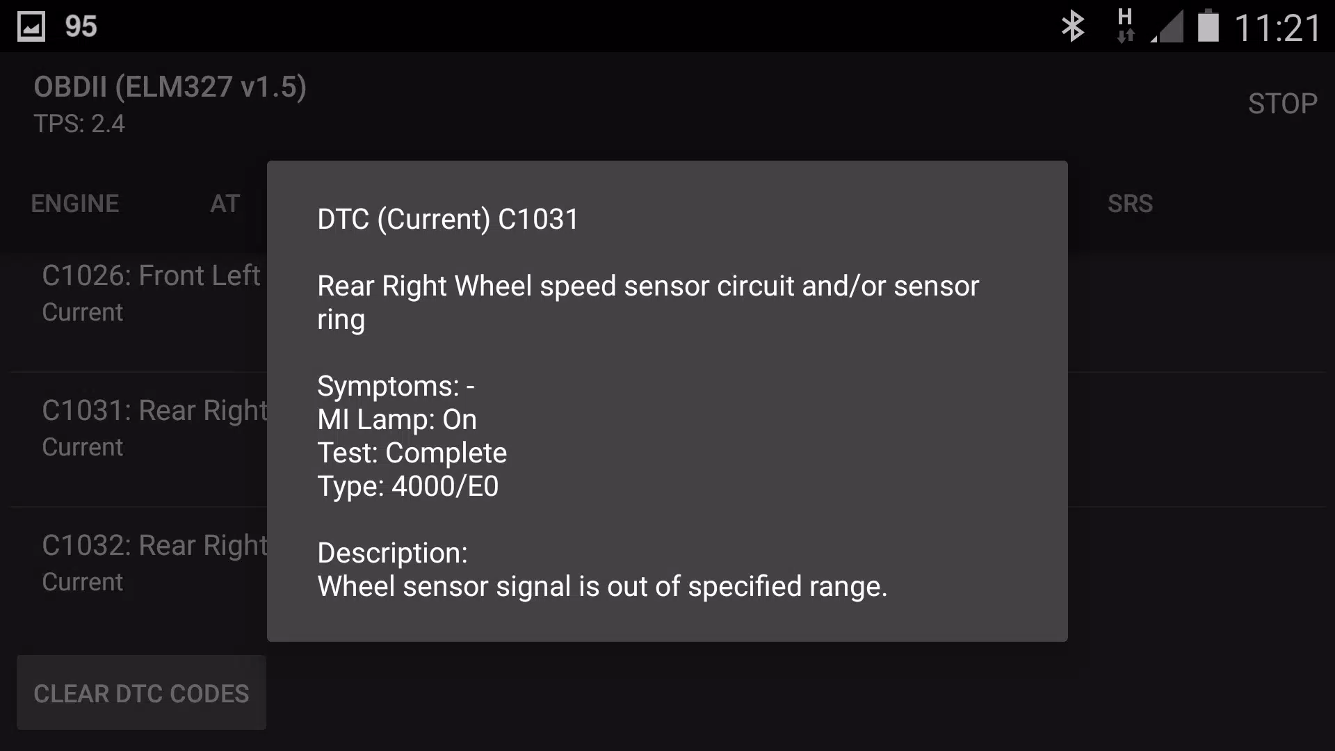 SZ Viewer: read DTC for Suzuki Captura de tela 4