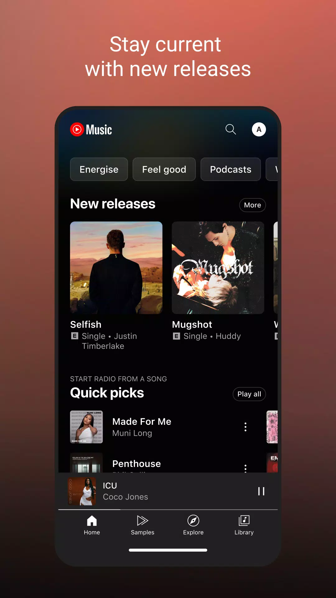 YouTube Music应用截图第2张