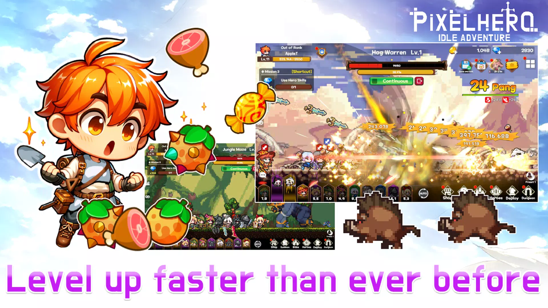 Pixel Heroes Idle Ekran Görüntüsü 3