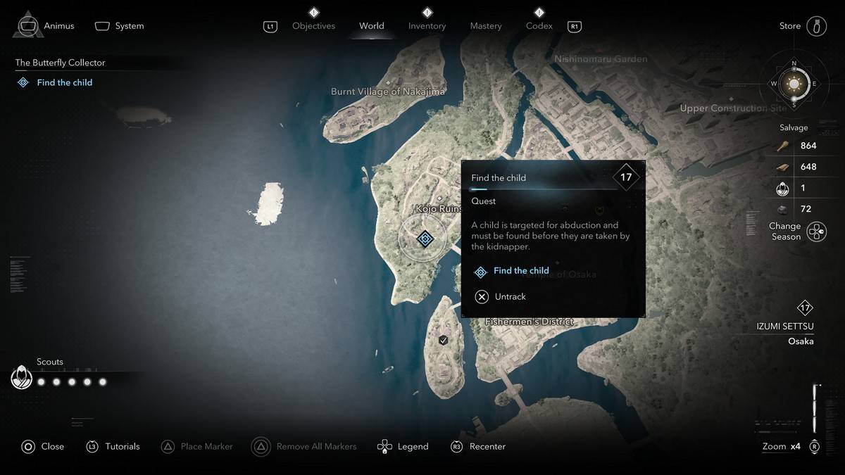 Assassin's Creed Shadows Mucho'da tüm kelebek koleksiyoncu üyelerini nasıl ve nerede bulabilirim