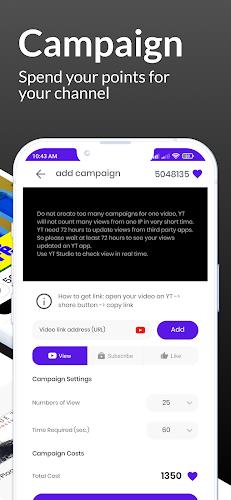 ytSocial - subs, views & tools應用截圖第3張