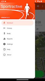 GPS Running Cycling & Fitness स्क्रीनशॉट 1