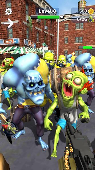 Tower Gunner: Zombie Shooter Mod Ảnh chụp màn hình 3