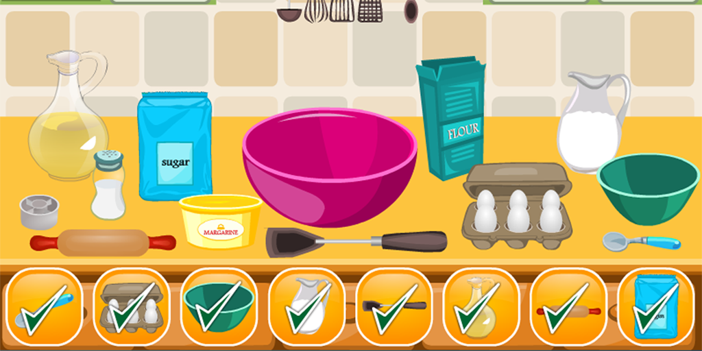 Cake Girls Games Cooking Games Mod Скриншот 2