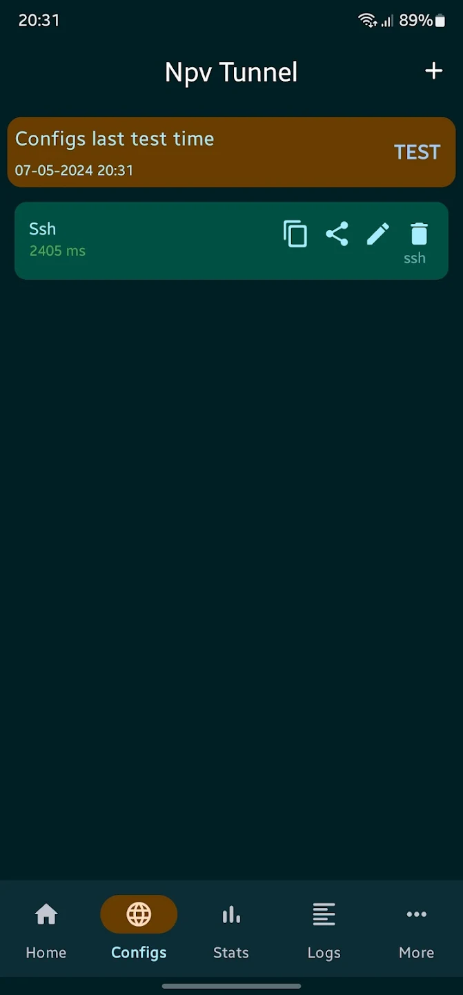 Npv Tunnel V2ray/Psiphon/SSH应用截图第2张