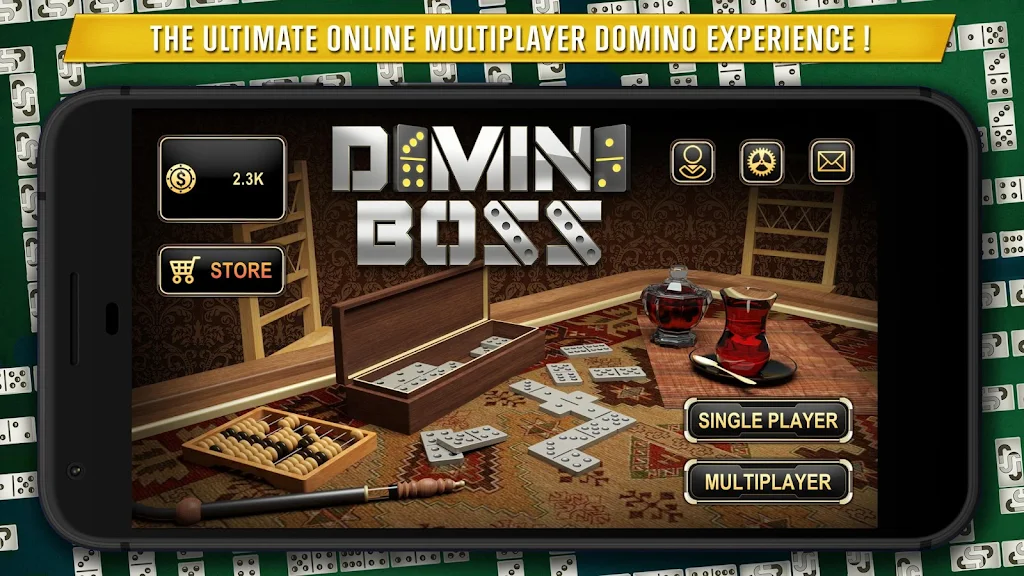 DominoBoss: Online Multiplayer Captura de tela 1