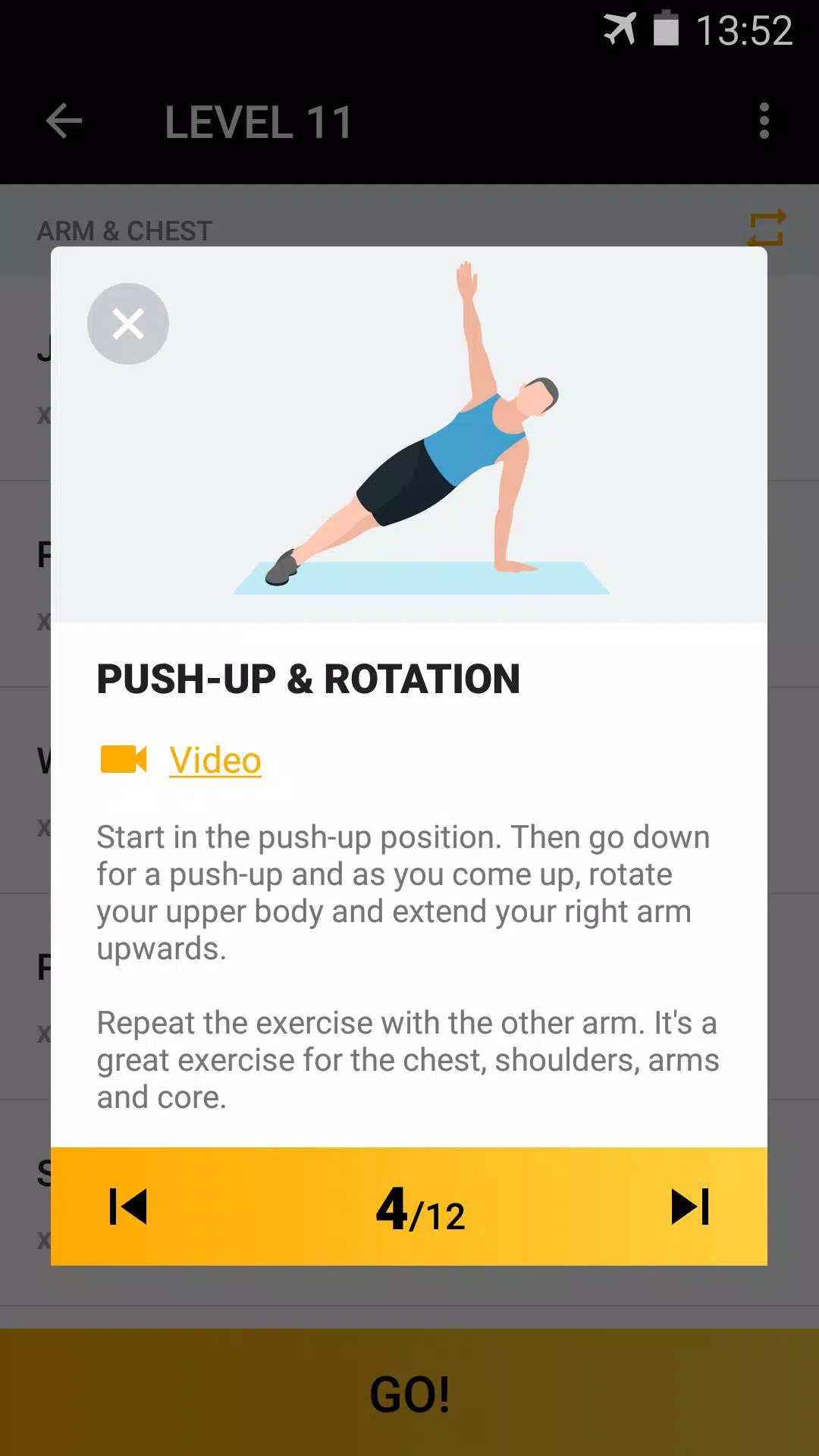 Fitness à la maison pour homme Capture d'écran 4