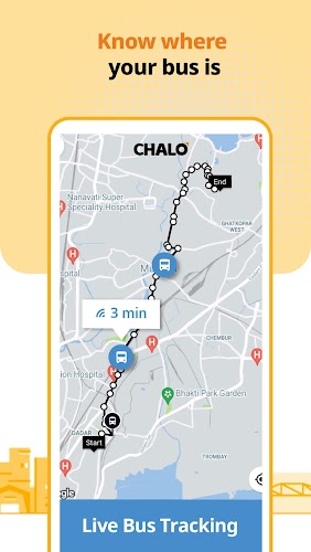 Chalo - Live Bus Tracking App Screenshot 2