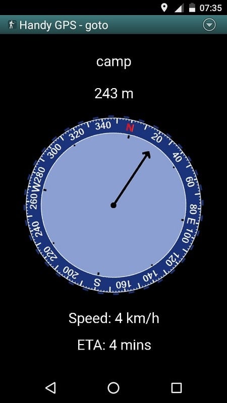 Handy GPS Tangkapan skrin 1