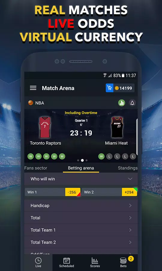 Sports Betting Game - BET UP應用截圖第1張